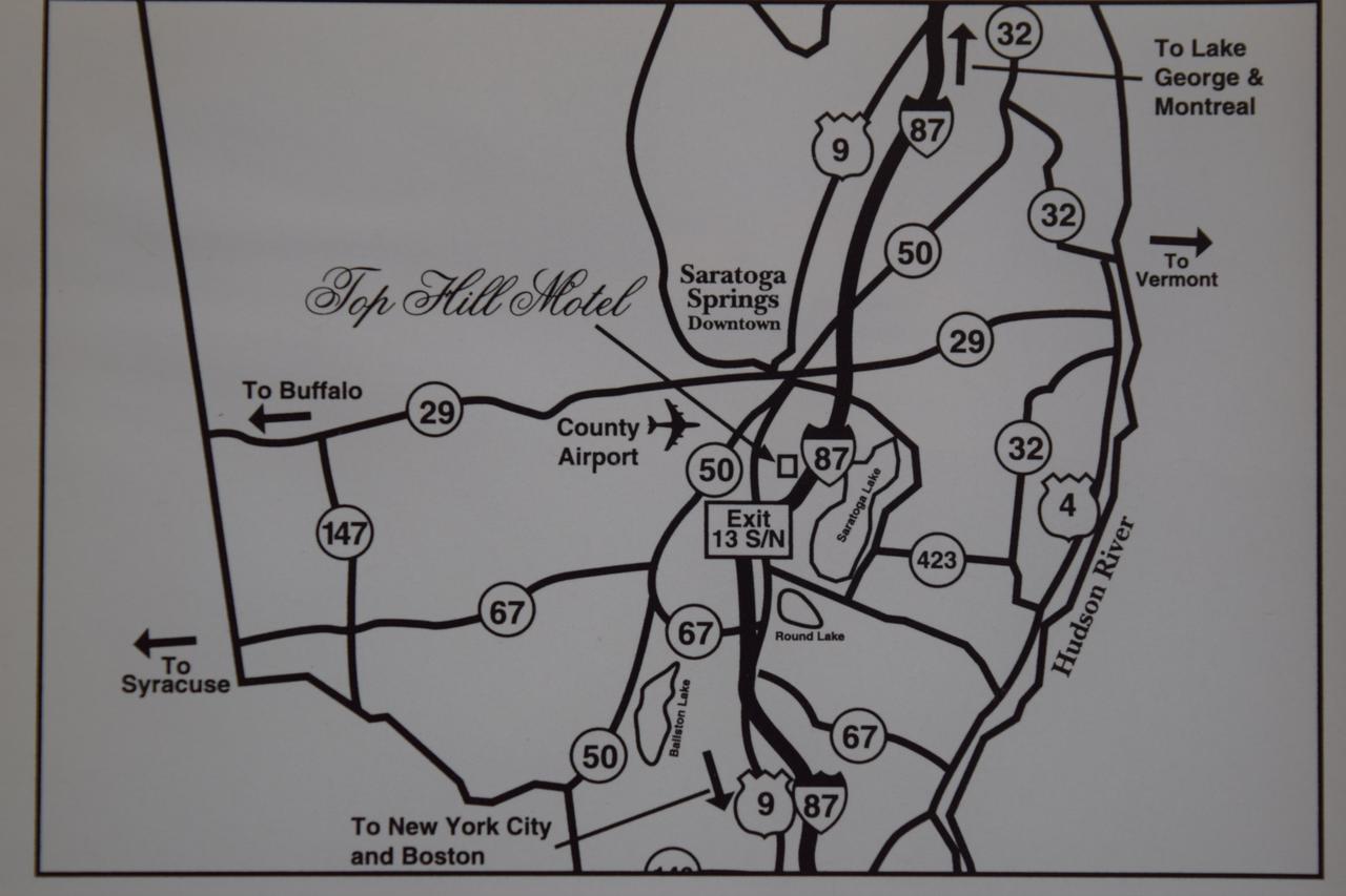 סאראטוגה ספרינגס Top Hill Motel מראה חיצוני תמונה